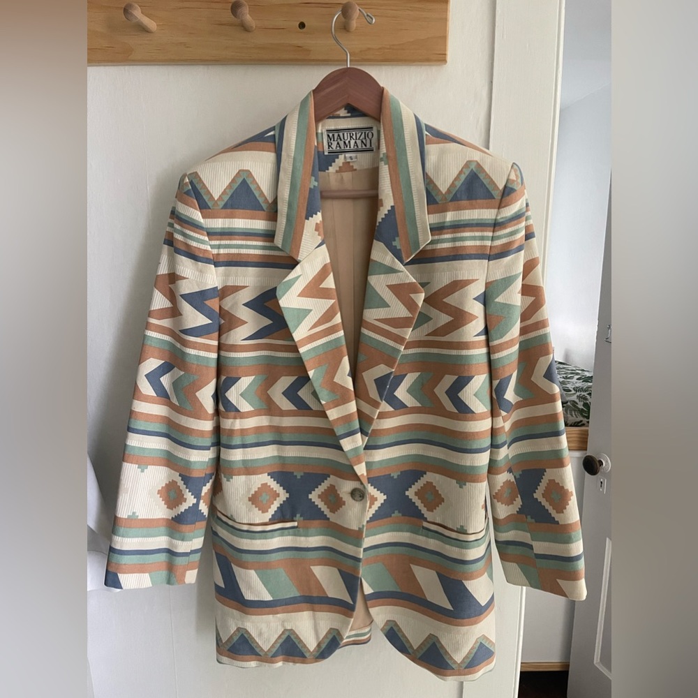 Vintage Maurizio Ramani Southwestern Pattern Blazer – Size S